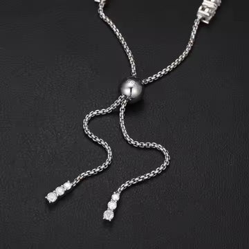 VVS Moissanite Adjustable Tennis Bracelet